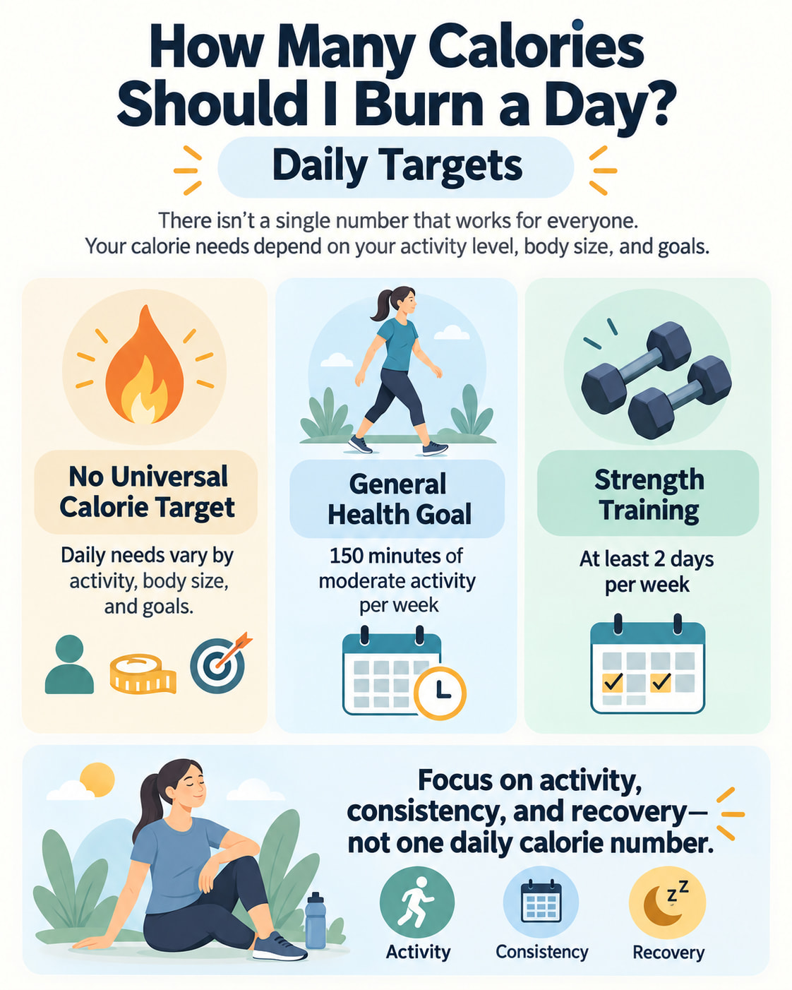 How Many Calories Should I Burn a Day Daily Targets