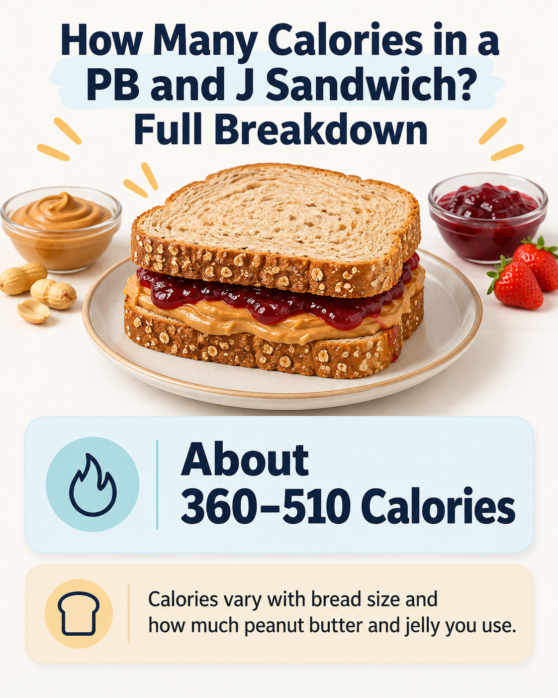 How Many Calories in a PB and J Sandwich