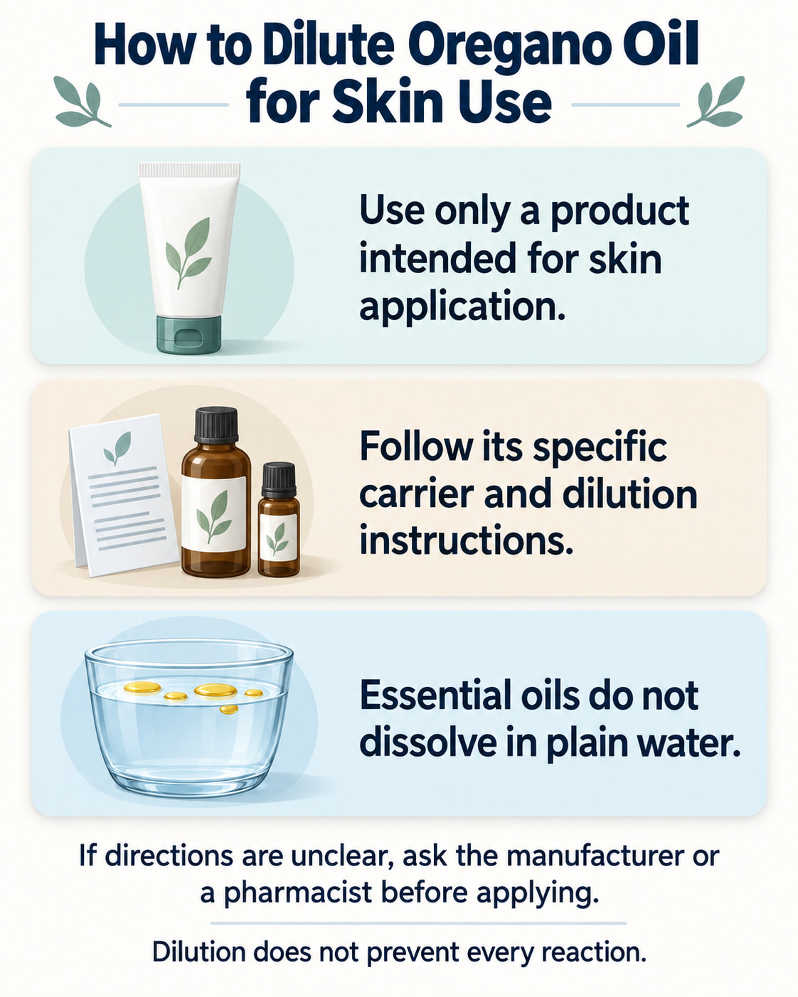How to Dilute Oregano Oil for Skin Use