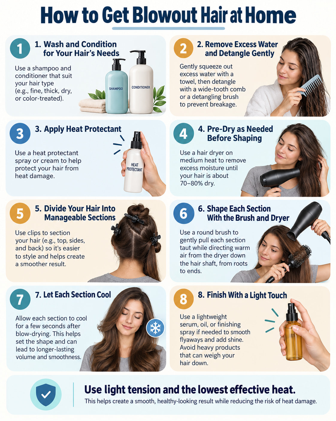 How to Get Blowout Hair at Home