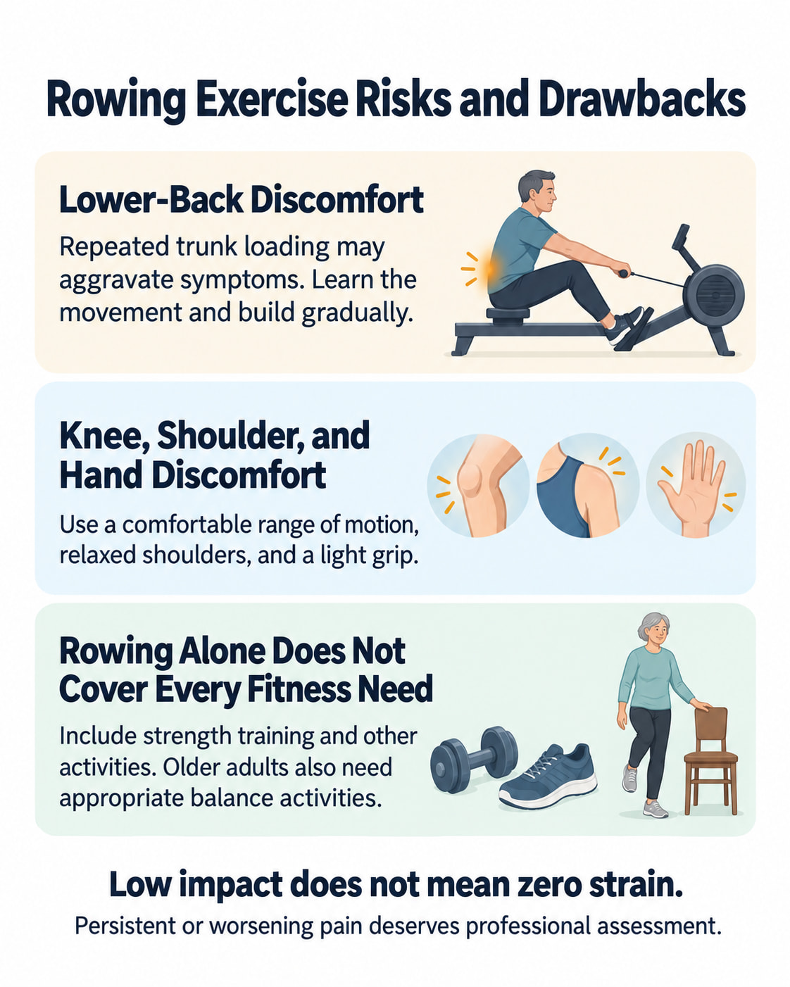 Rowing Exercise Risks and Drawbacks
