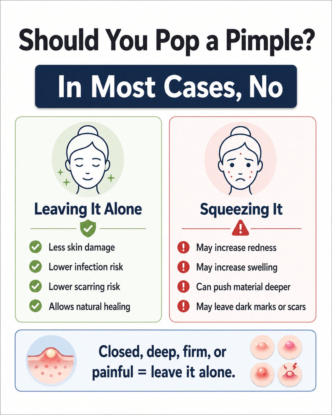 Should You Pop a Pimple?
