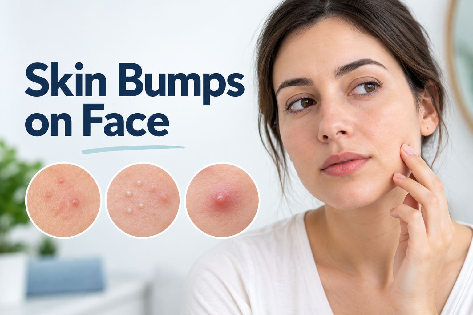Skin Bumps on Face: 10 Types, Causes, and Treatments