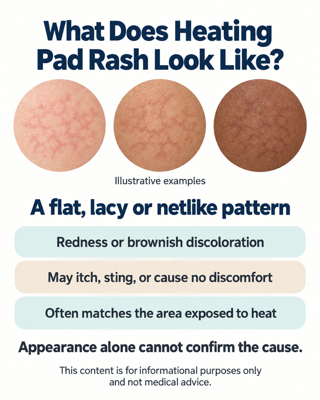 What Does Heating Pad Rash Look Like?