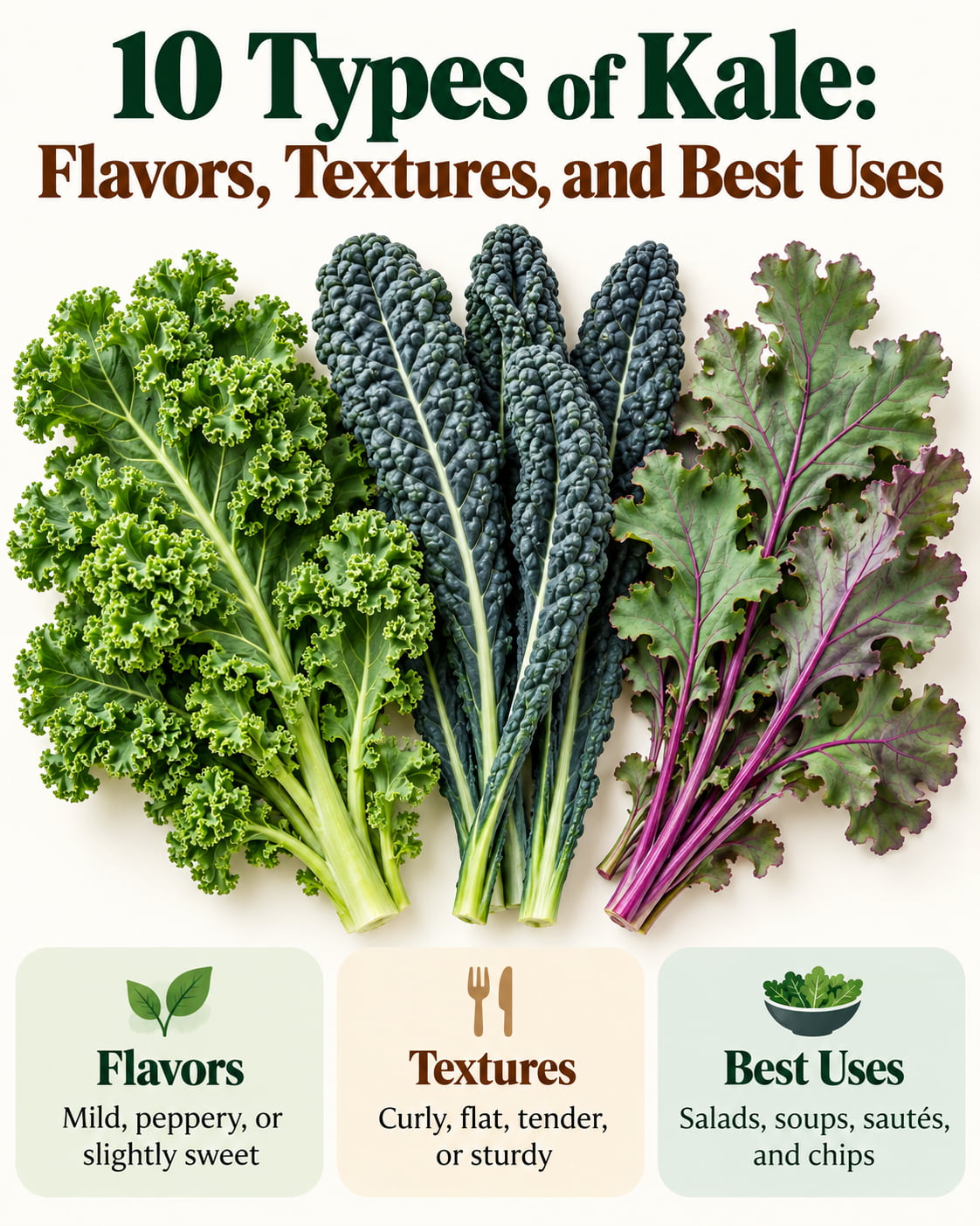 10 Types of Kale: Flavors, Textures, and Best Uses