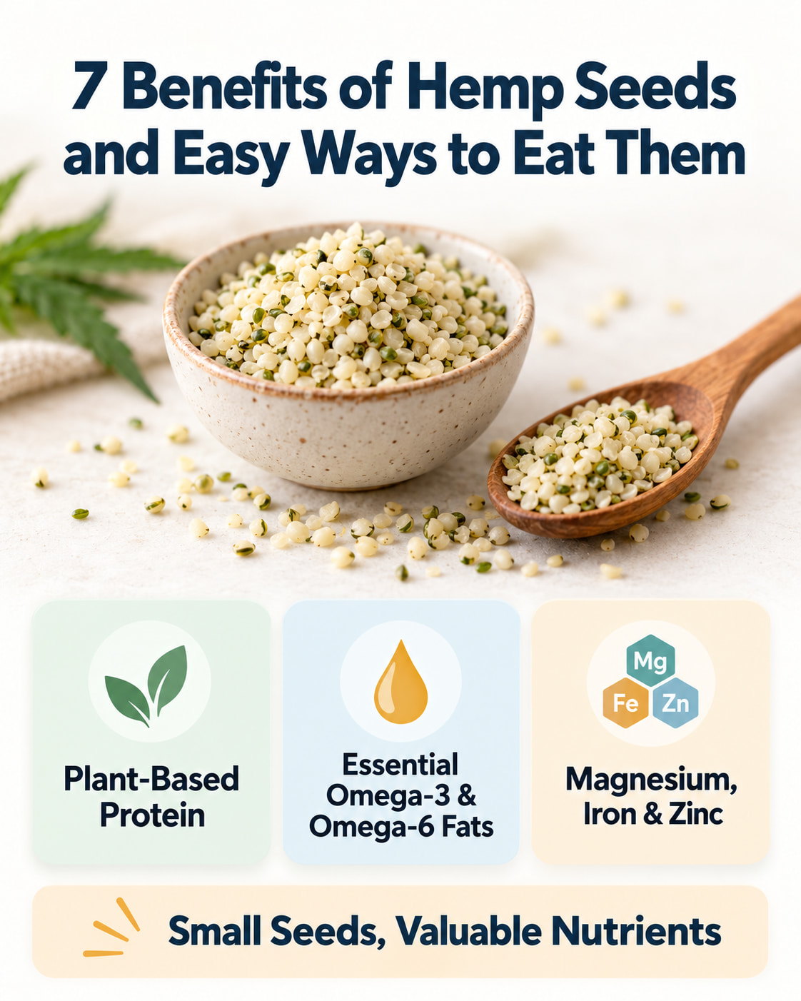 7 Benefits of Hemp Seeds and Easy Ways to Eat Them