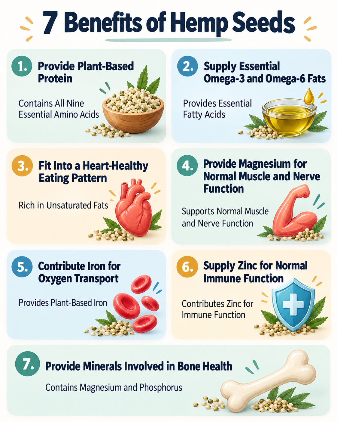 7 Benefits of Hemp Seeds