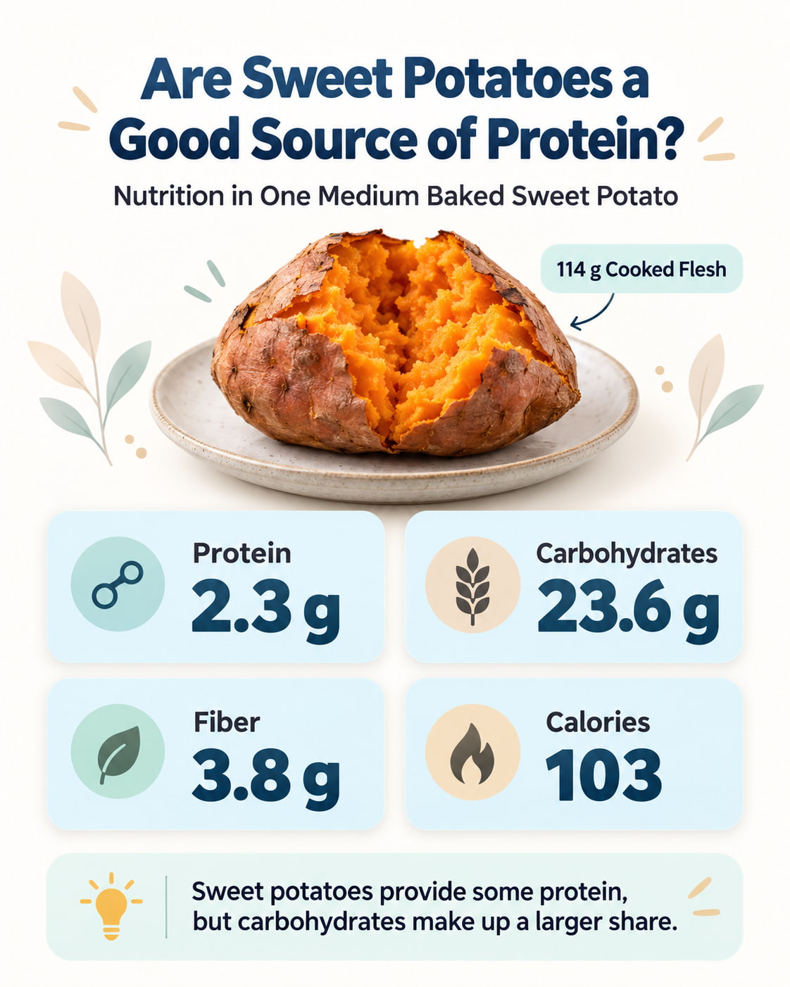 Are Sweet Potatoes a Good Source of Protein?