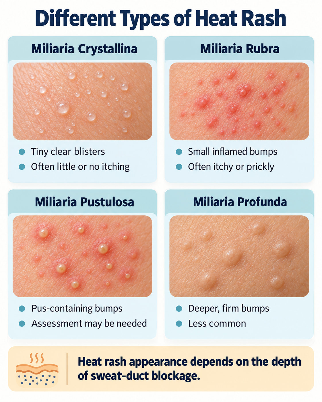Different Types of Heat Rash