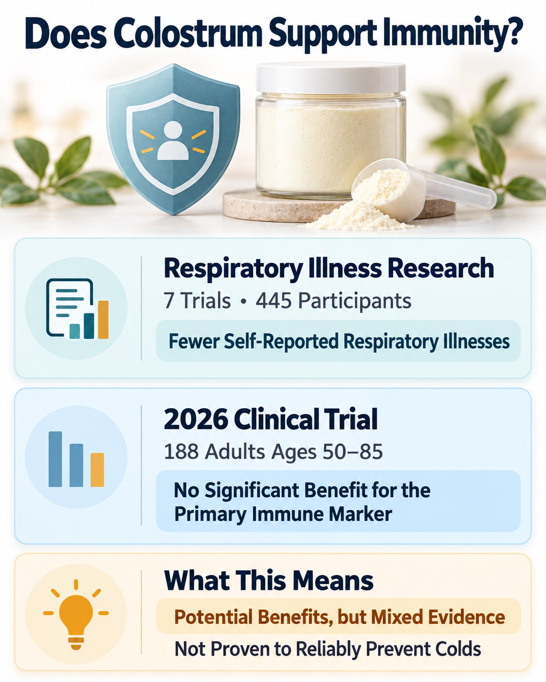 Does Colostrum Support Immunity?