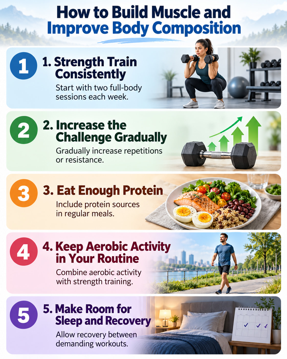 How to Build Muscle and Improve Body Composition