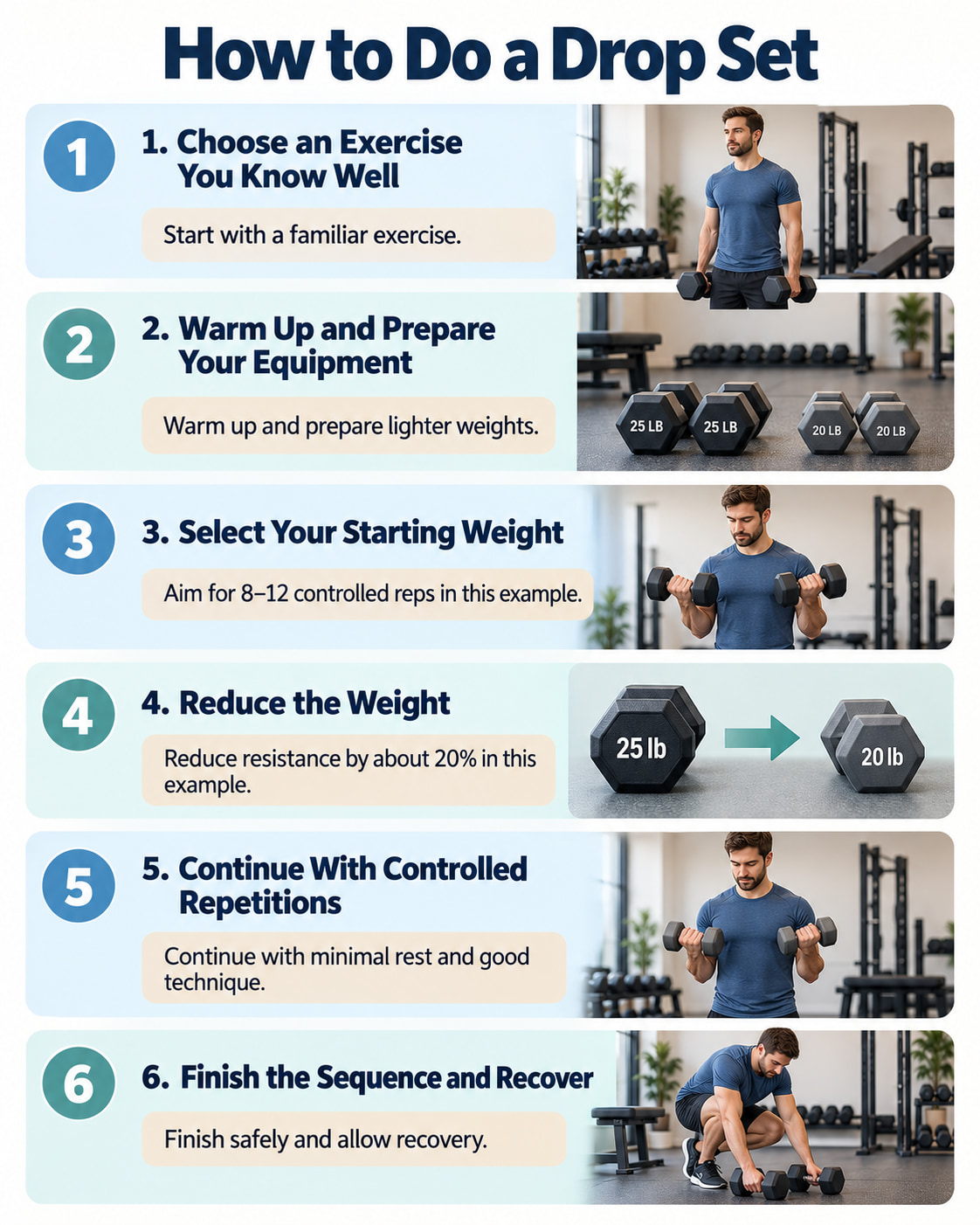 How to Do a Drop Set