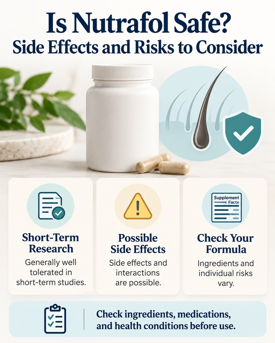 Is Nutrafol Safe? Side Effects and Risks to Consider