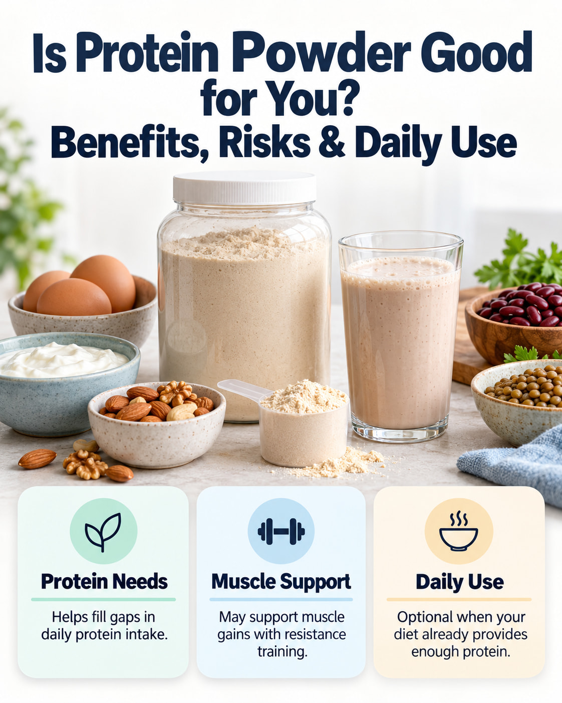 Is Protein Powder Good for You? Benefits, Risks & Daily Use