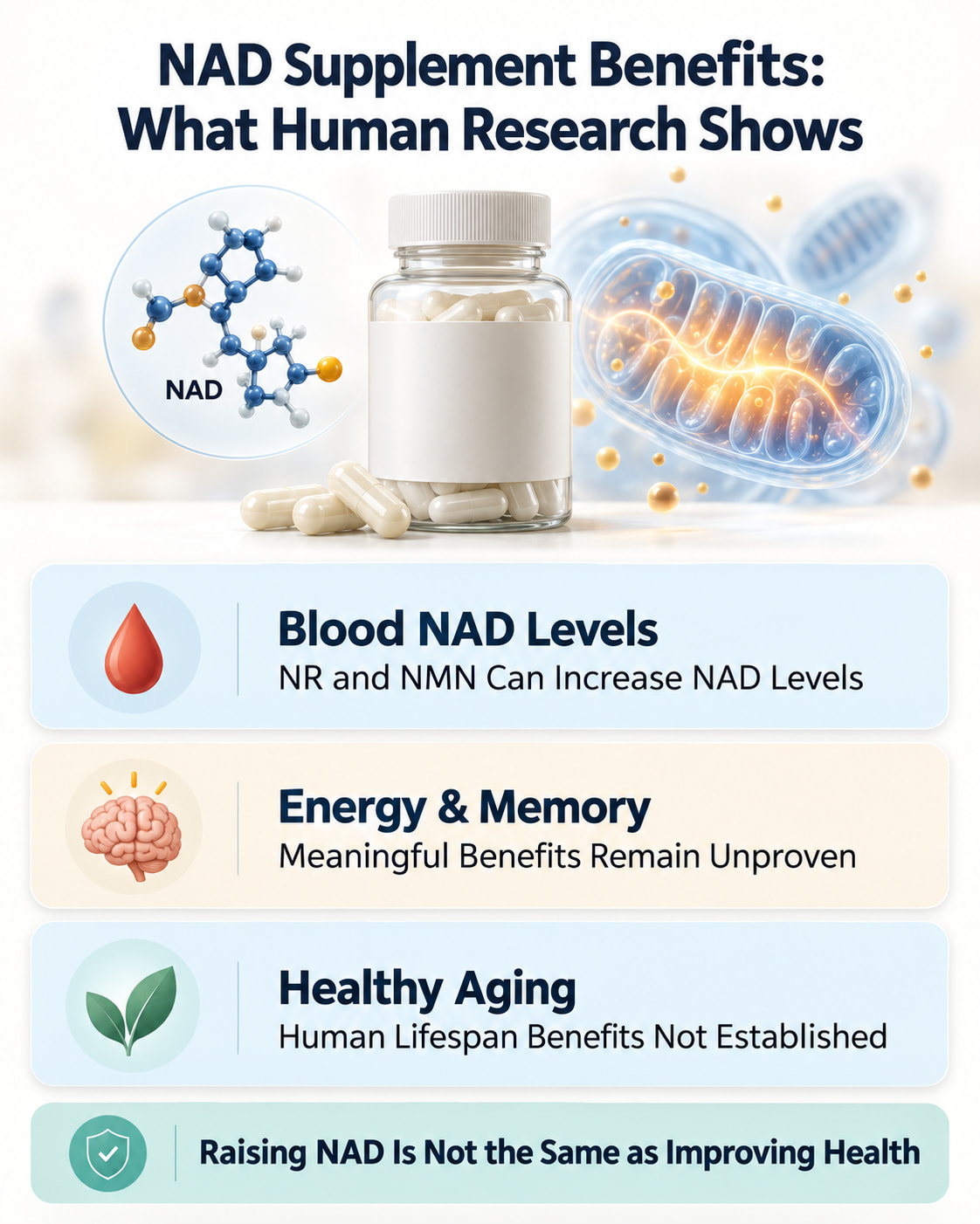 NAD Supplement Benefits: What Human Research Shows