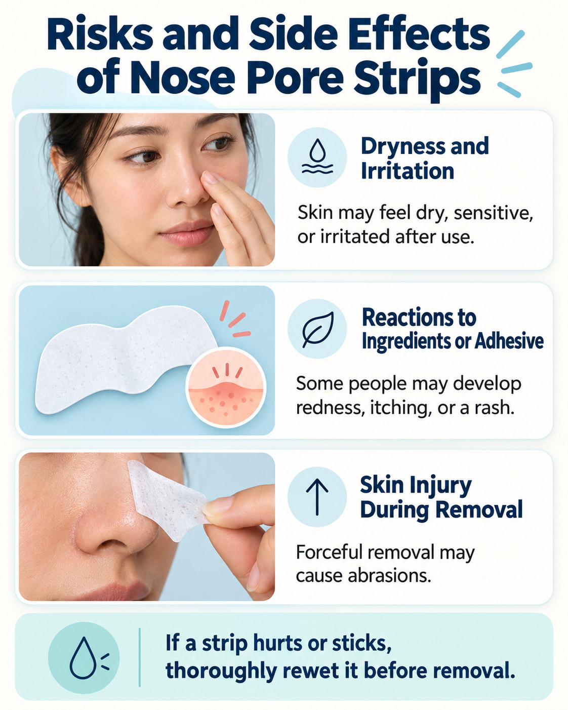 Risks and Side Effects of Nose Pore Strips
