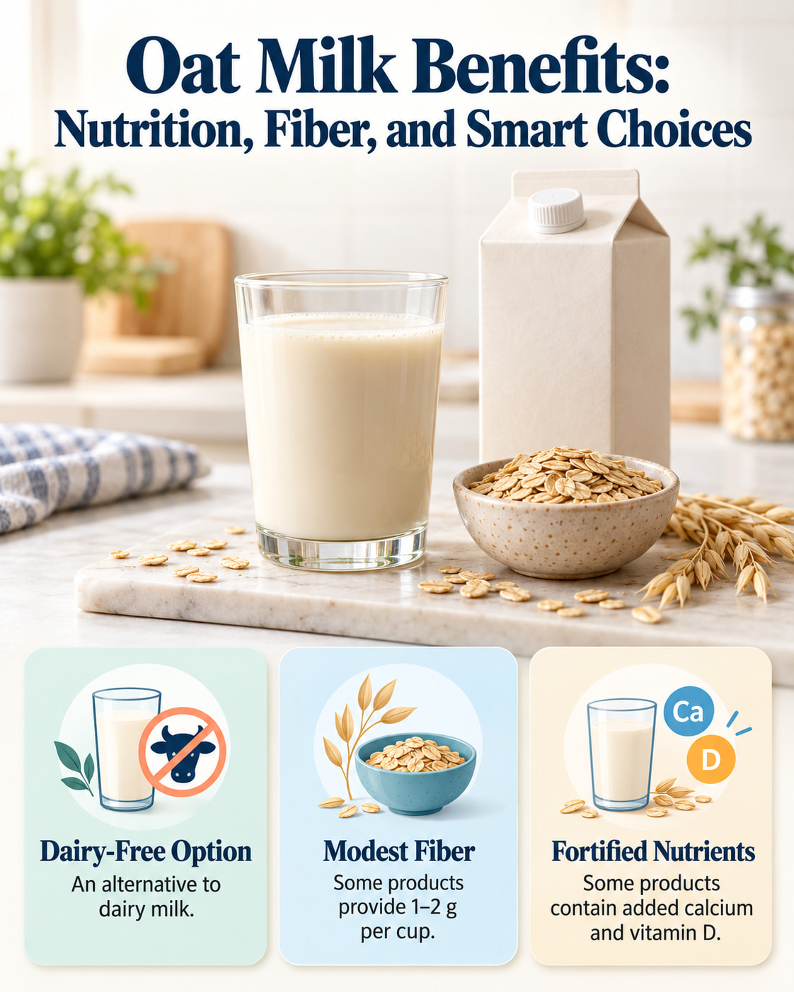 Oat Milk Benefits: Nutrition, Fiber, and Smart Choices