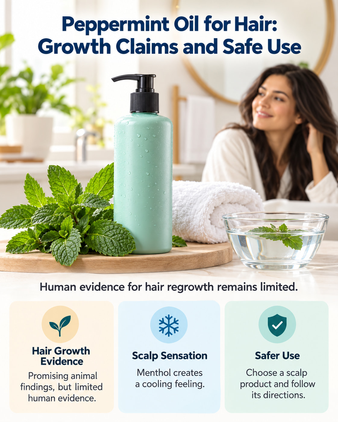 Peppermint Oil for Hair: Growth Claims and Safe Use