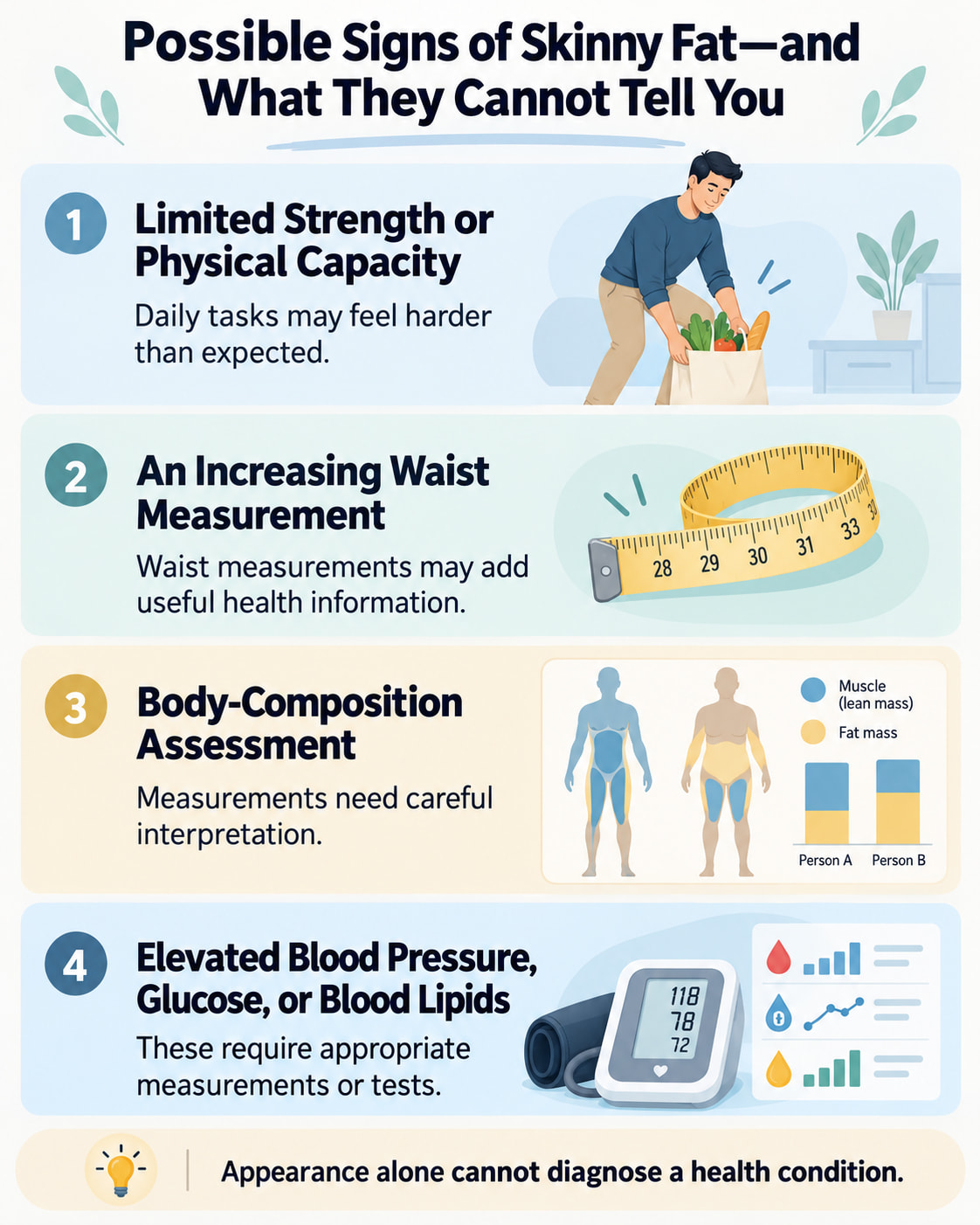 Possible Signs of Skinny Fat—and What They Cannot Tell You