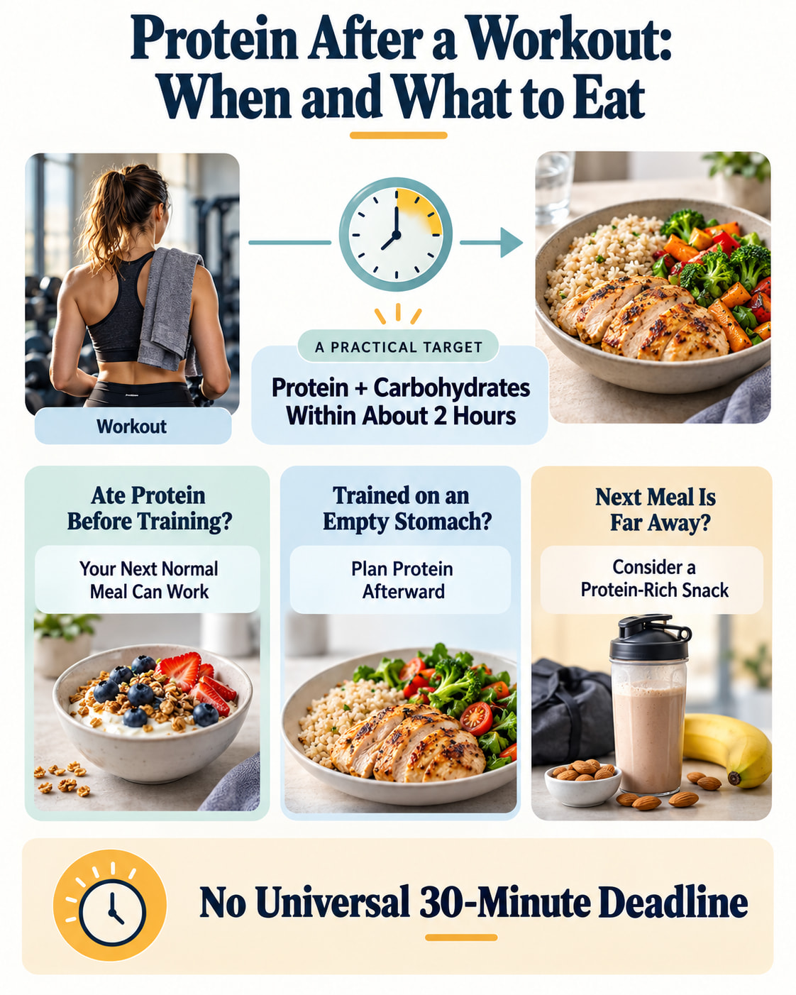 Protein After a Workout: When and What to Eat