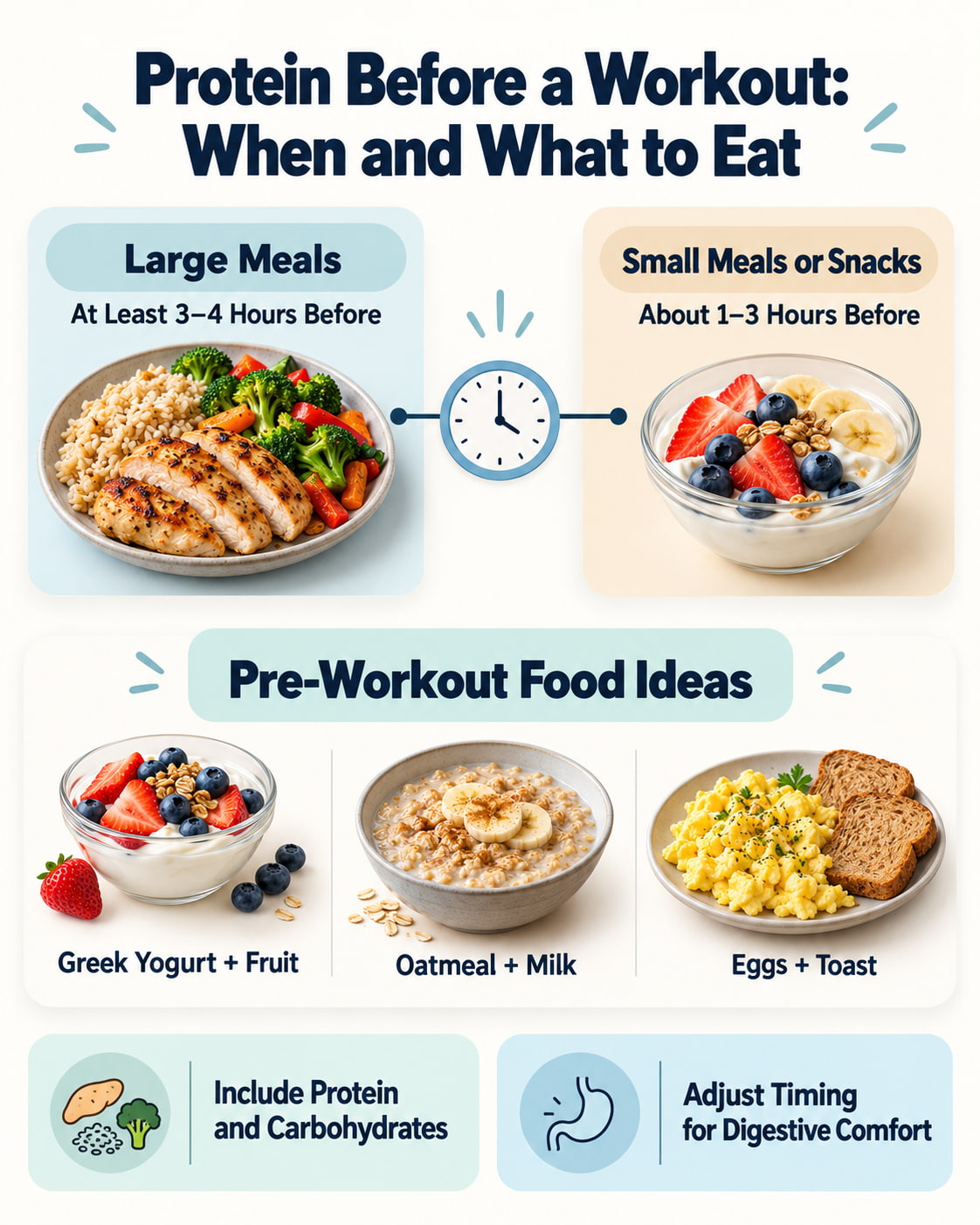 Protein Before a Workout: When and What to Eat