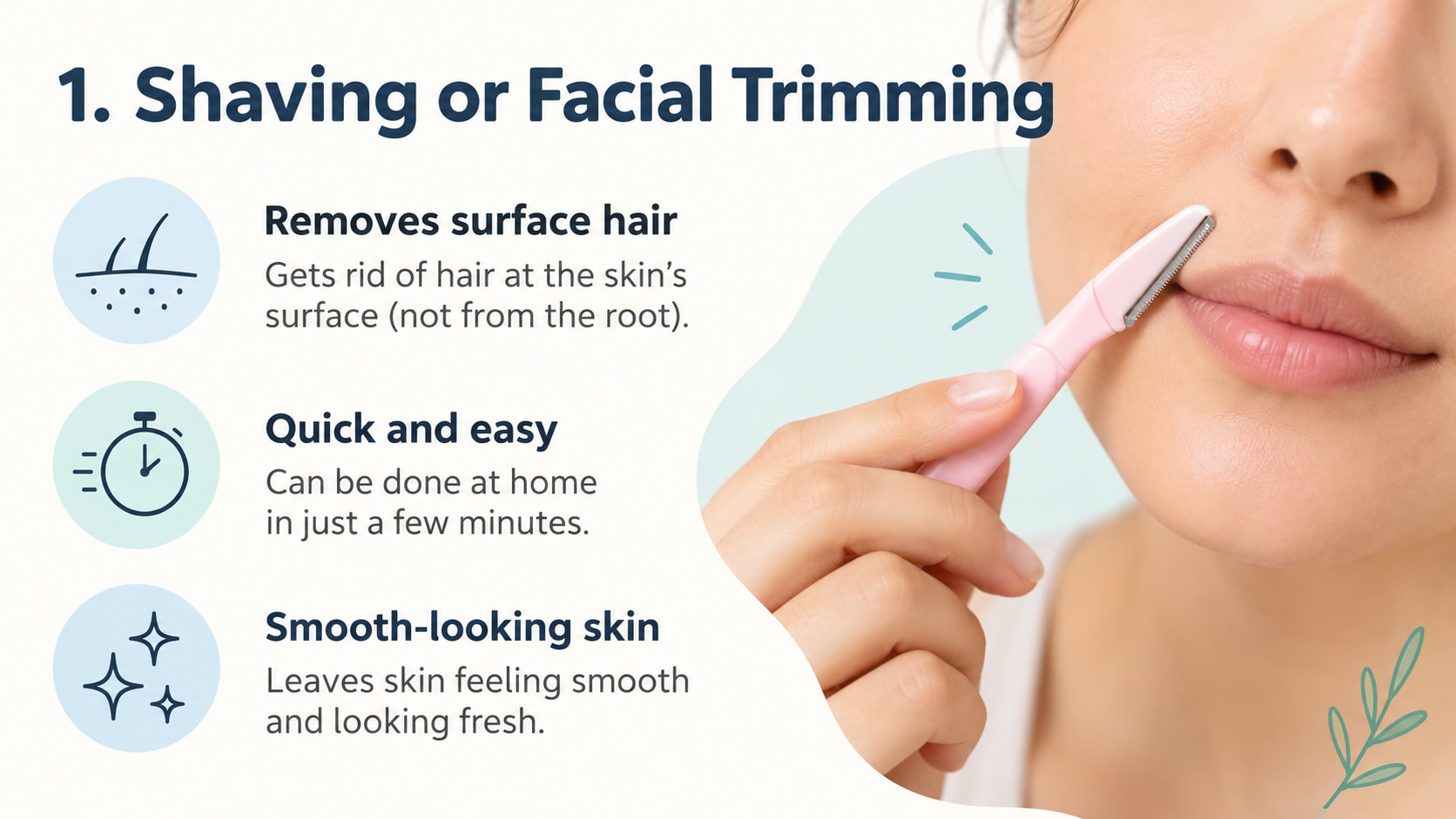 Shaving or Facial Trimming