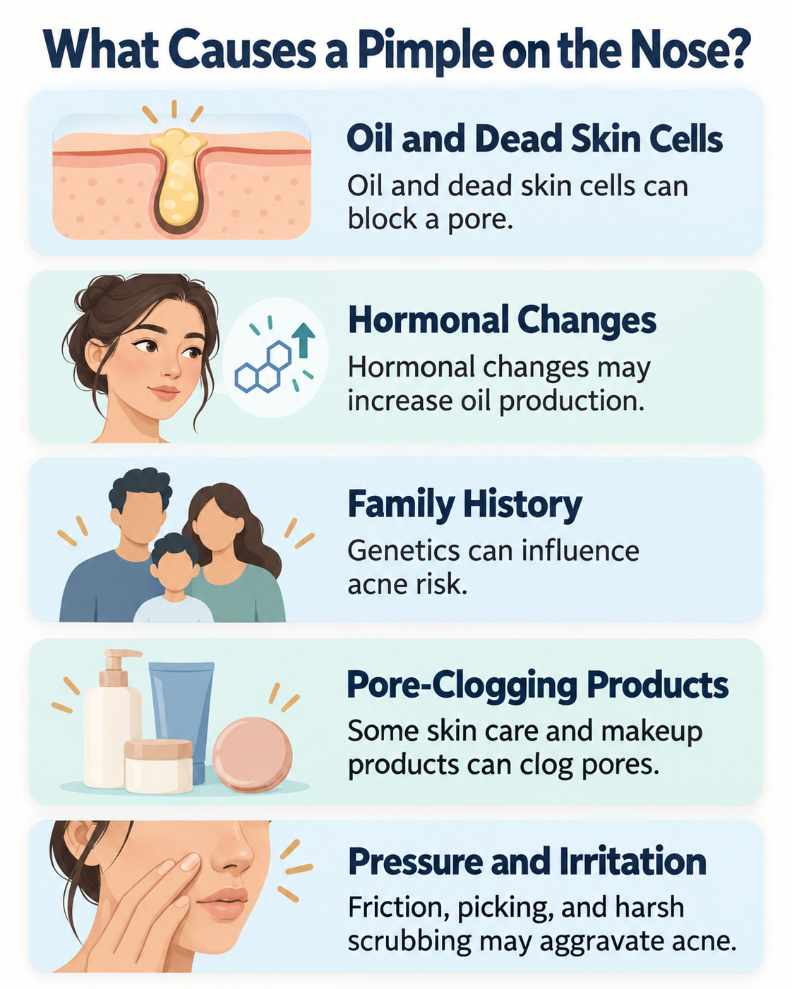What Causes a Pimple on the Nose?