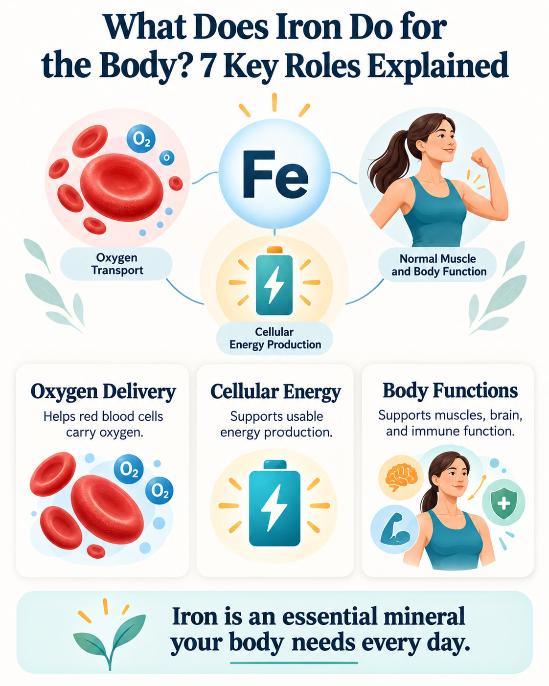What Does Iron Do for the Body? 7 Key Roles Explained