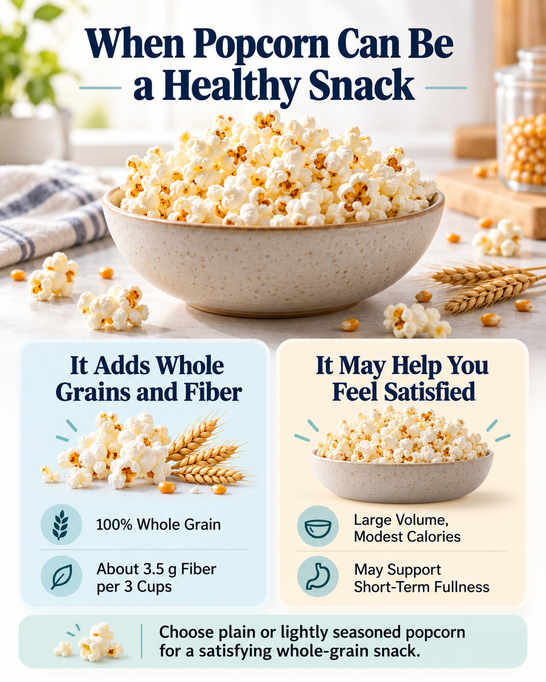 When Popcorn Can Be a Healthy Snack