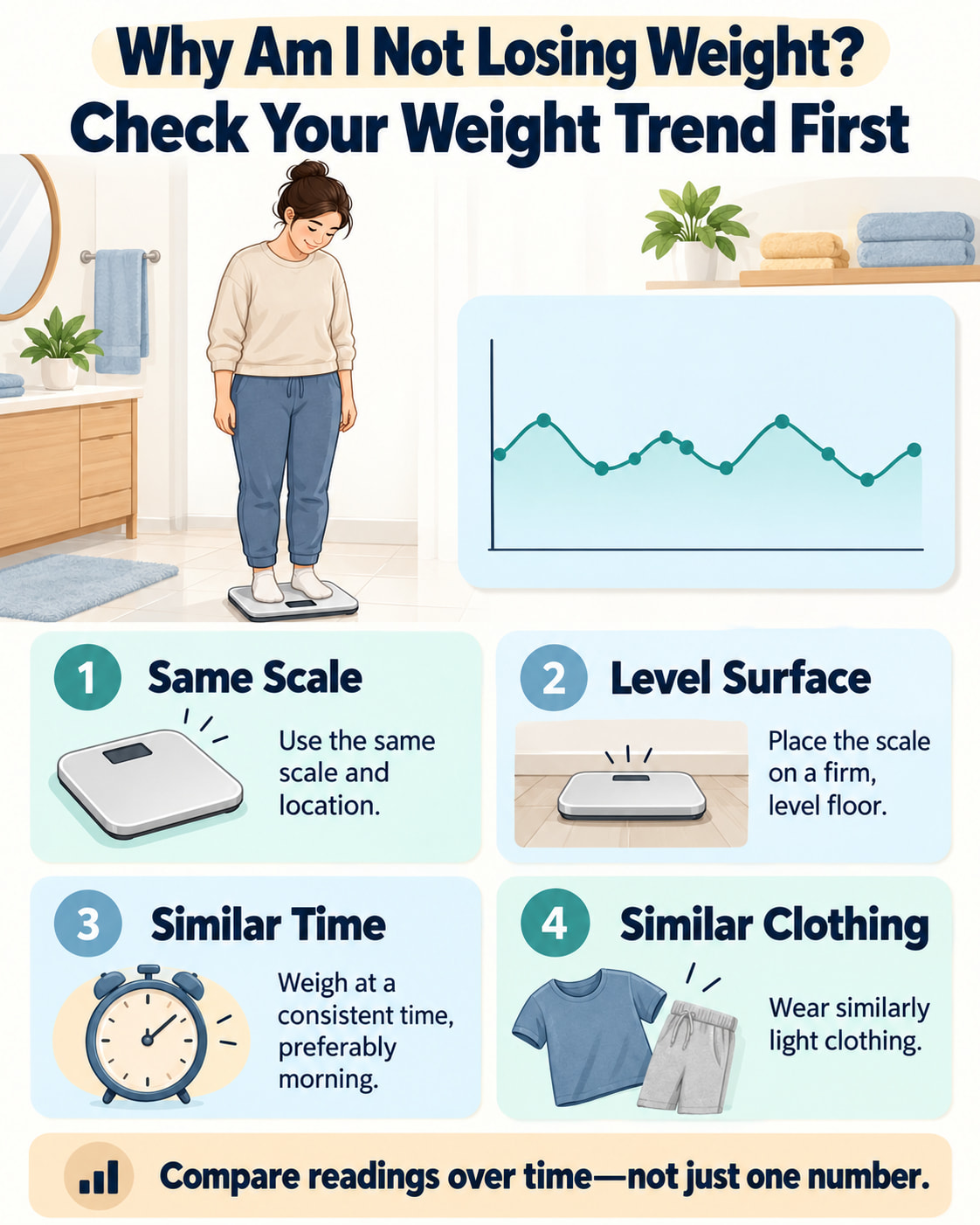 Why Am I Not Losing Weight? Check Your Weight Trend First