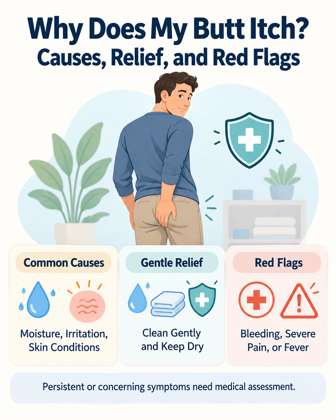 Why Does My Butt Itch? Causes, Relief, and Red Flags